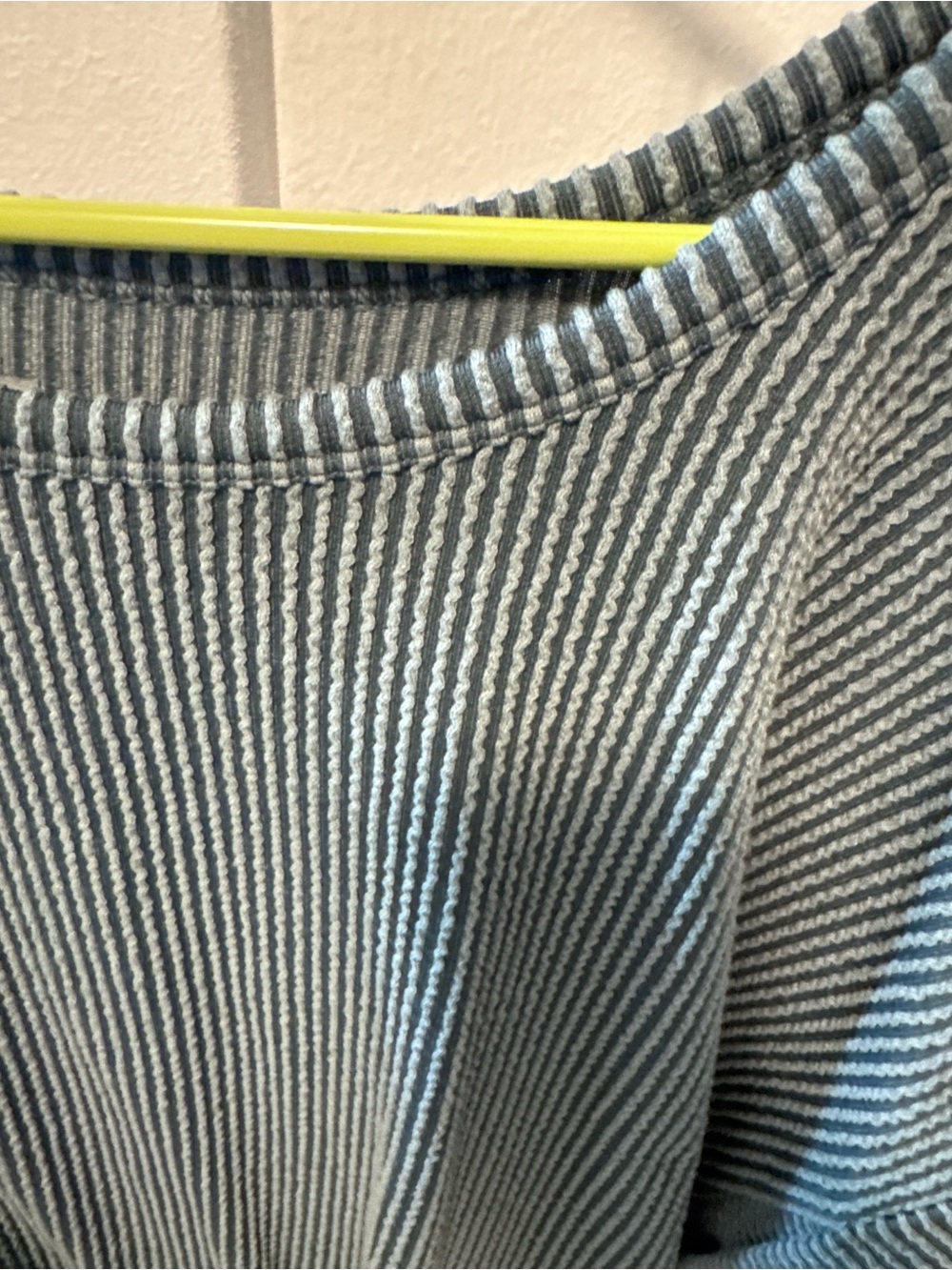 Maurices 24/7 Ribbed Knit Top in Slate Blue - Picture 2 of 4